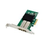 2 port 1G Fiber Network Card Main Chip : Intel I350 AM2,  Full-height end bracket / Low-profile end bracket