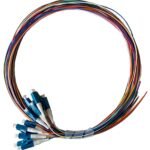 Pigtail LC/UPC 9/125 OS2  G657A1, 0.9mm, 2meters  PVC(Grade C)  Easy strip 12 colors 12pcs/pack Fibre Patch Cable