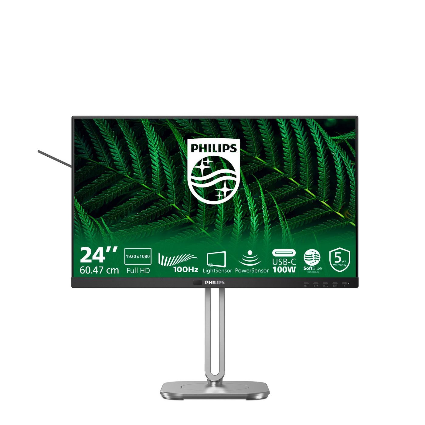 Img_36674985.jpg 4B2G5301/00 Computer Monitor 60.5 Cm (23.8") 1920 X 1080 Pixels Full Hd Lcd Black - Image 1