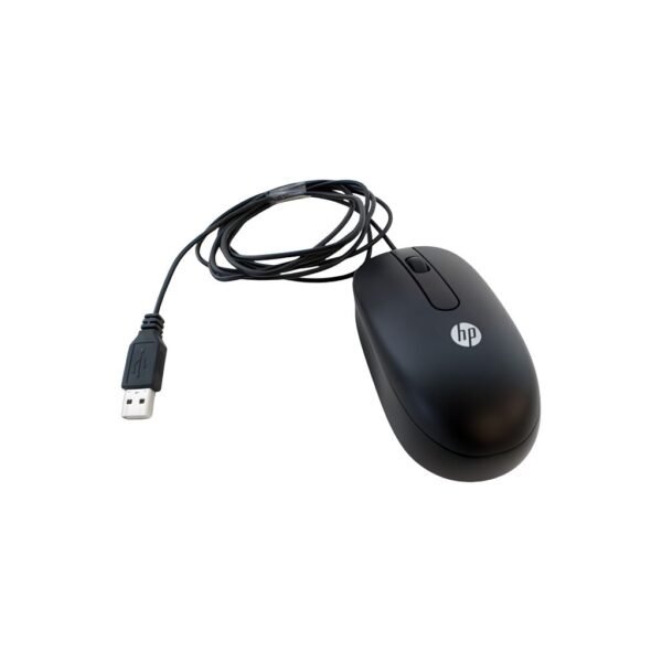SPS Mouse HP USB Optical USB Optical Scroll Mouse,  Ambidextrous, Optical, USB Type-A, 800 DPI, Black
