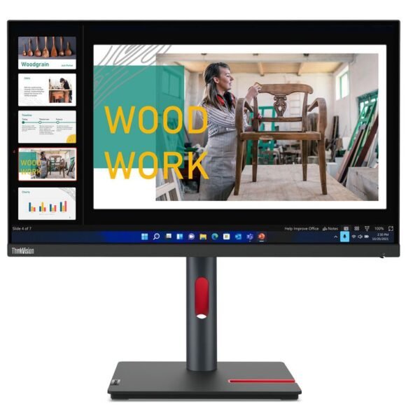 Thinkvision P24Q-30 60.5 Cm  (23.8") 2560 X 1440 Pixels  Quad Hd Led Black