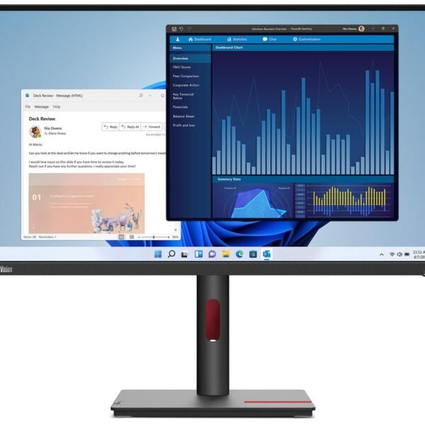 Thinkvision T27P-30 68.6 Cm  (27") 3840 X 2160 Pixels 4K  Ultra Hd Led Black