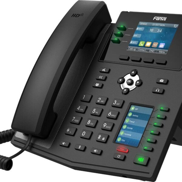 X4U Ip Phone Black 12 Lines  Lcd Wi-Fi