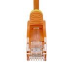 StarTech.com 1.5m Orange Slim CAT6 Ethernet Cable, Snagless, 100W PoE, UTP, LSZH, 28AWG Pure Bare Copper Wire, Slim RJ45 Network Patch Cord w/Strain Reliefs, Individually Tested - Image 4