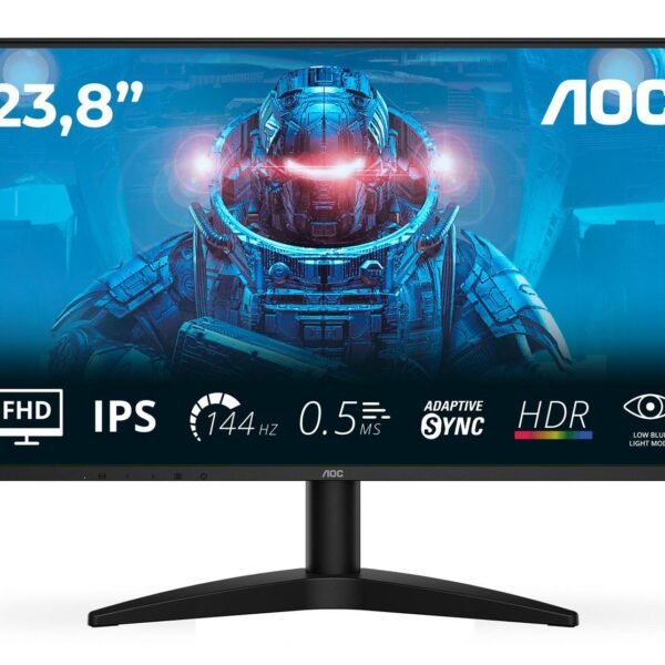 Computer Monitor 60.5 Cm  (23.8") 1920 X 1080 Pixels  Full Hd Led Black