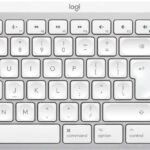 Mx Keys S For Mac Keyboard  Office Rf Wireless +  Bluetooth Qwerty Us International Aluminium, White