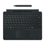 Surface Pro Keyboard W/ Slim  Pen Qwerty English Microsoft  Cover Port Black