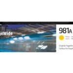 Toner 981A Yellow 981A, Original, Pigment-based  ink, Yellow, HP, HP PageWide Enterprise Color 556/586, Inkjet printing
