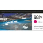 Ink/981Y Extra HY Magenta 981Y, Original, Pigment-based  ink, Magenta, HP, HP PageWide Enterprise Color 556/586, Inkjet printing