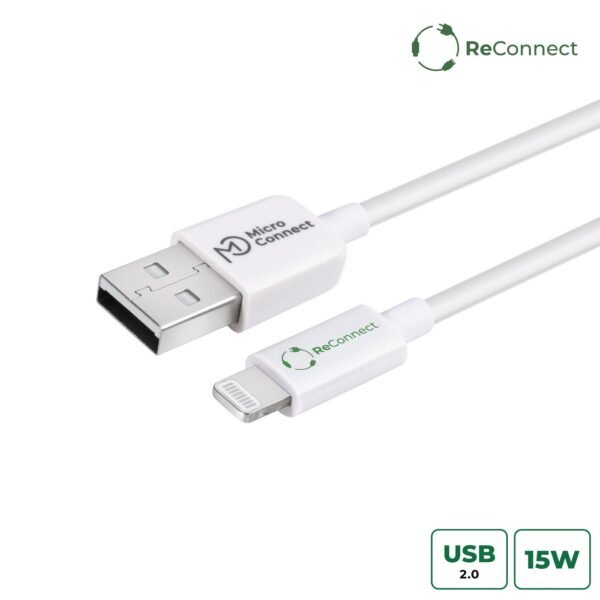 ReConnect (GRS) USB-A 2.0 to  Lightning cable, 0.50m