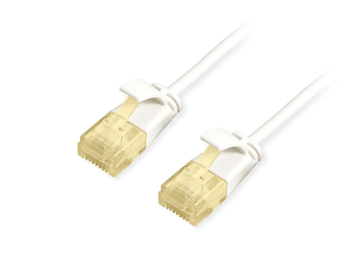 Img_37336430.jpg Cat.6A U/Utp Slim Patch Cable, 1.0M, White - Image 1