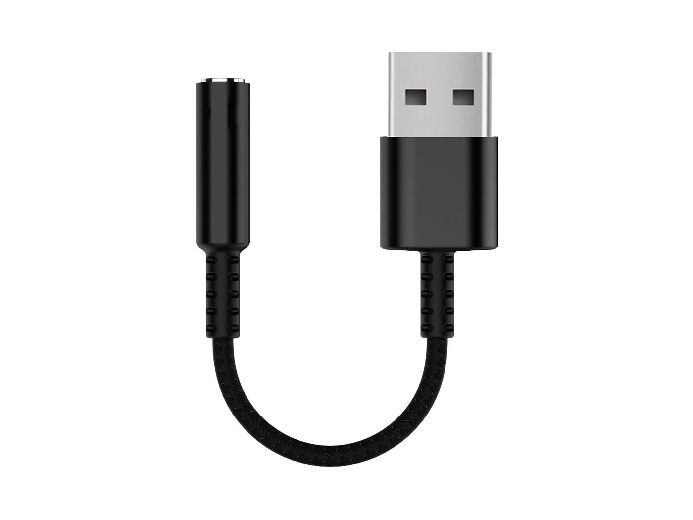 Img_37337461.jpg Audio Cable 0.15 M 3.5Mm Usb Type-A Black - Image 1