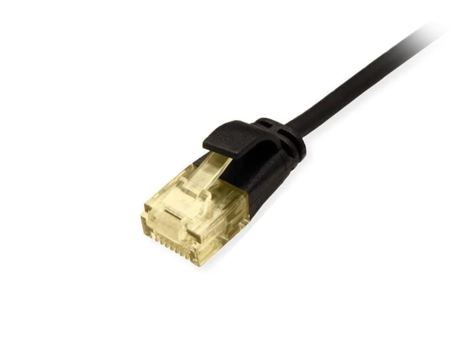 Img_37337977.jpg Cat.6A U/Utp Slim Patch Cable, 0.15M, Black - Image 1