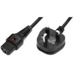 Power Cord UK Type G - C13  IEC 2M