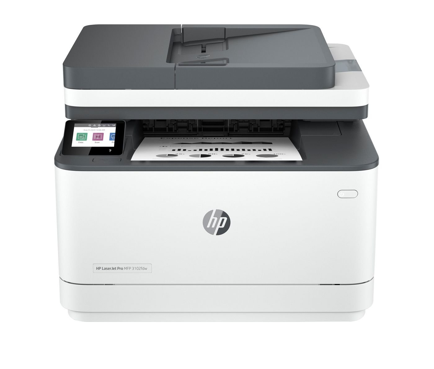 Img_37558721.jpg Laserjet Pro Mfp 3102Fdw Printer, Black And White, Printer For Small Medium Business, Print, Copy, Scan, Fax, Wireless Print From - Image 1
