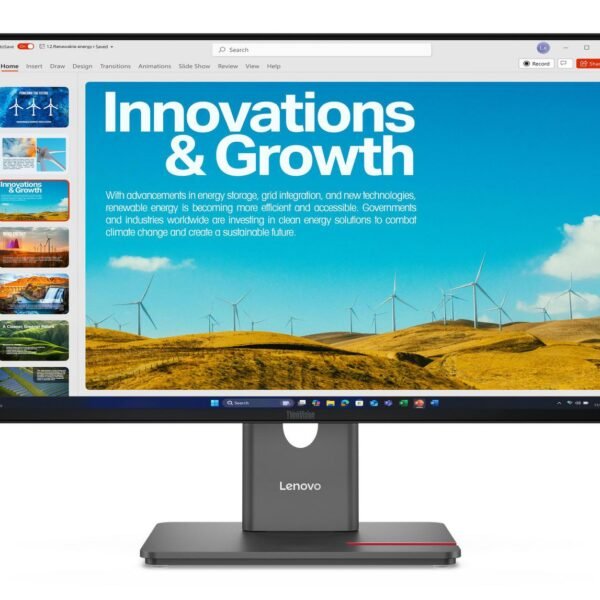 Thinkvision P24Qd-40 Led  Display 60.5 Cm (23.8") 2560  X 1440 Pixels Quad Hd Lcd Black