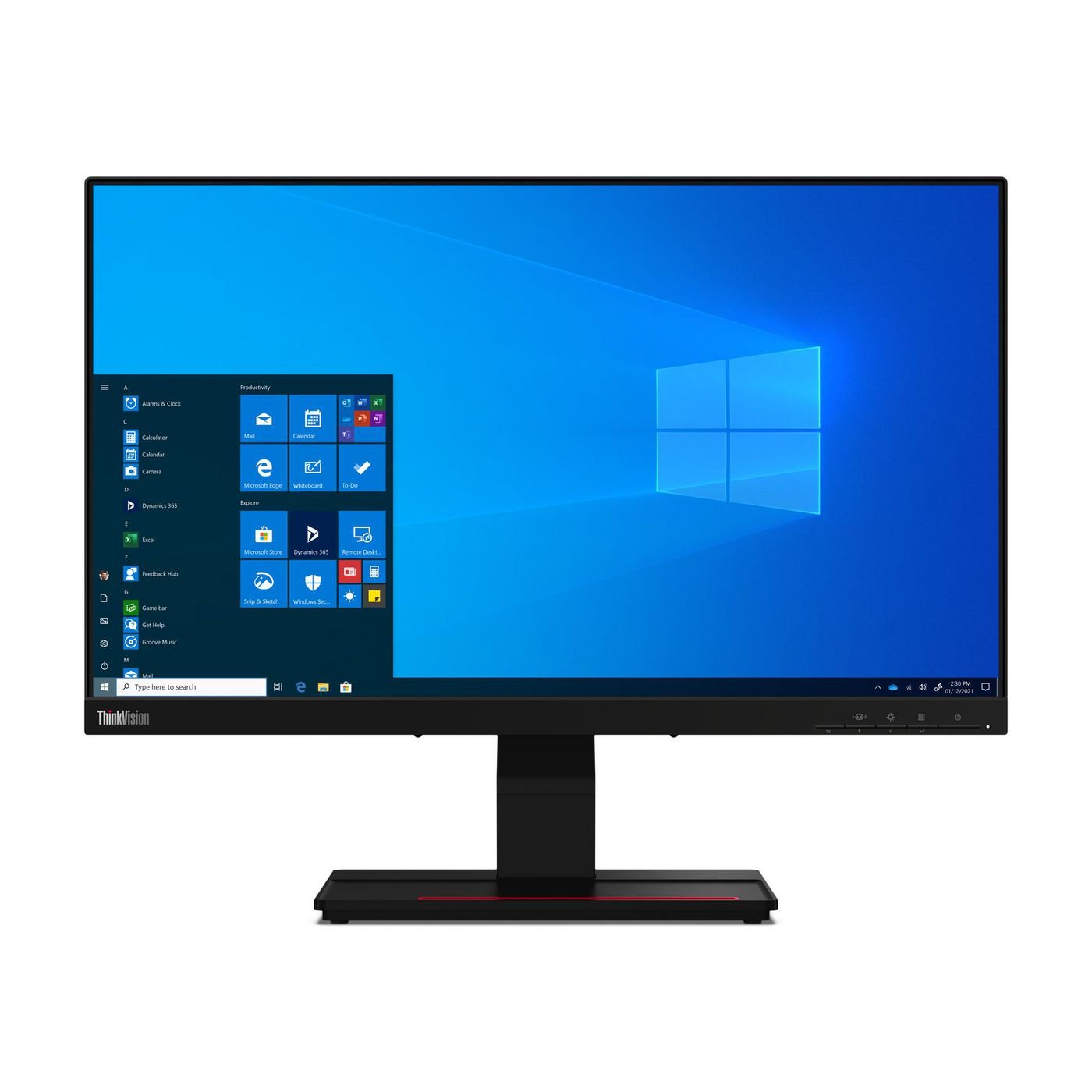 Img_37611876.jpg T24T-20 23.8IN FHD WLED 1000:1300CD USB/HDMI/DP T/L ThinkVision T24t-20, 60.5 cm (23.8"), 1920 x 1080 pixels, Full HD, LED, 6 ms, - Image 1