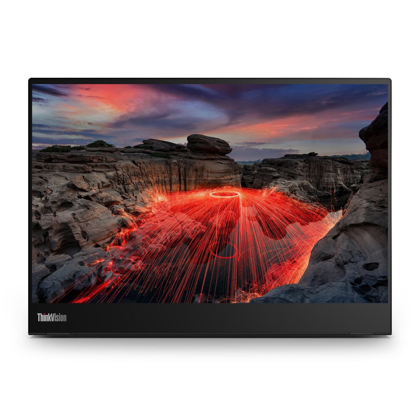 Img_37612223.jpg ThinkVision M14t computer monitor 35.6 cm (14") 2240 x 1400 pixels 2.2K LED Touchscreen Black - Image 1