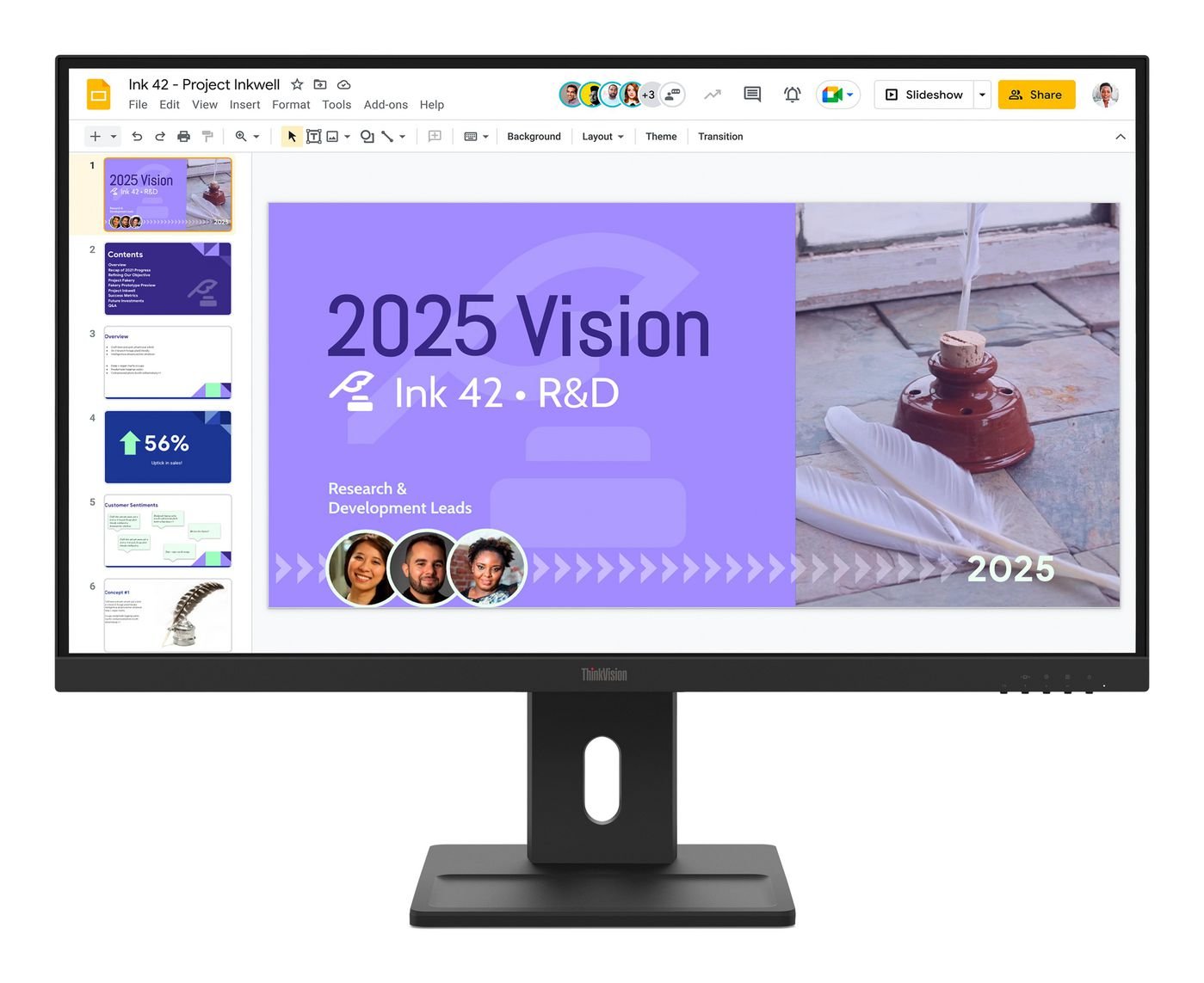 Img_37612433.jpg Thinkvision E27Q-40 Led Display 68.6 Cm (27") 2560 X 1440 Pixels Quad Hd Lcd Black - Image 1