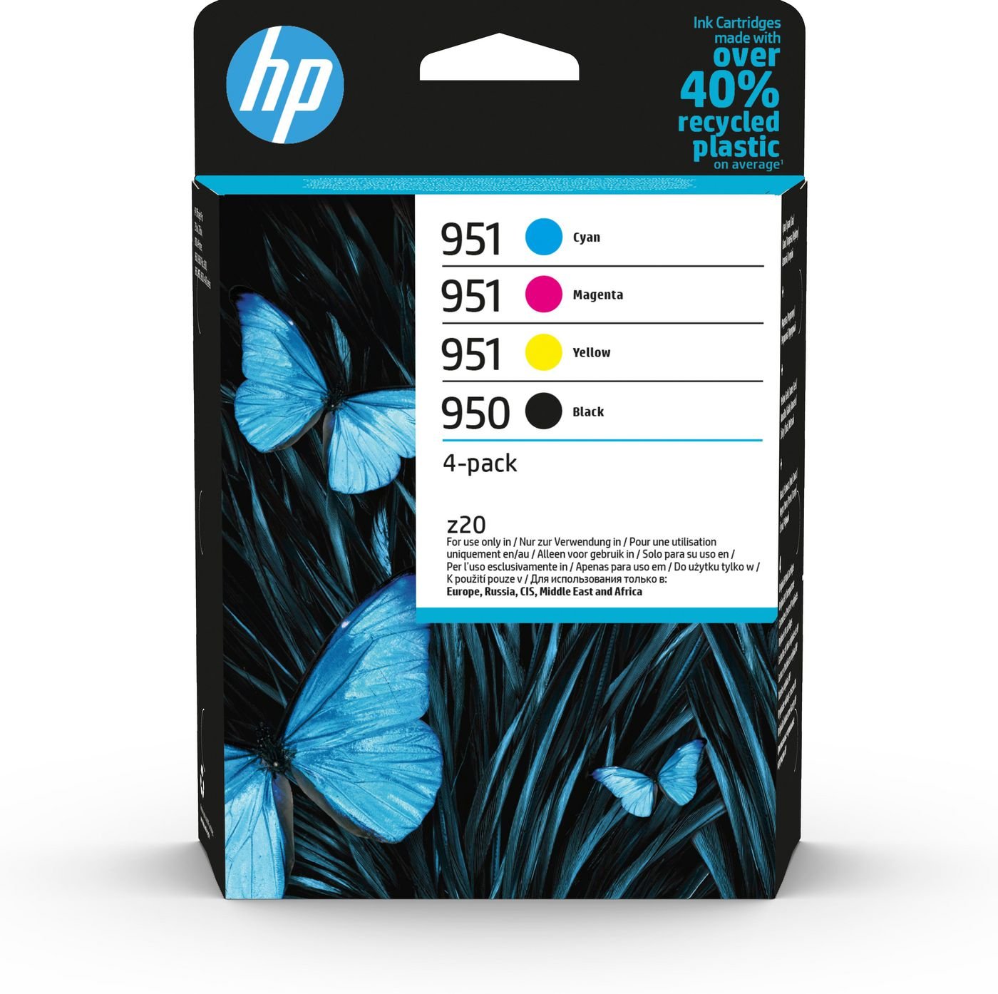 Img_37660718.jpg 950 Black 951 CMY Original Ink 950 Black/951 Cyan/Magenta/Yellow 4-pack Original Ink Cartridges, Standard Yield, - Image 1