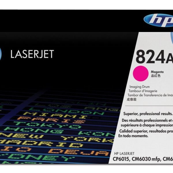 Drum Color Image Unit Magenta 824A, HP, HP Color LaserJet  CP6015, CM6030, CM6040, Laser printing, CB387A, Magenta, 17 - 25 ?C