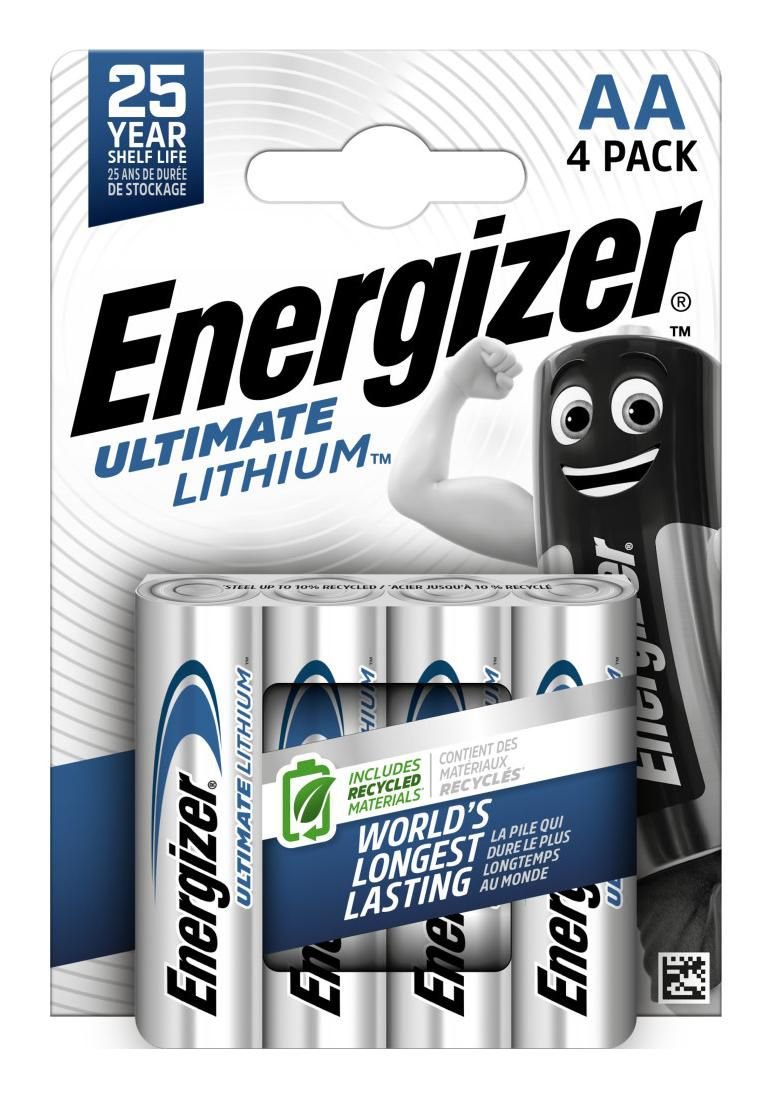 Img_37689672.jpg Batterie Lithium, Mignon, AA, FR06, 1.5V, Ultimate Lithium, Retail Blister (4-Pack) - Image 1