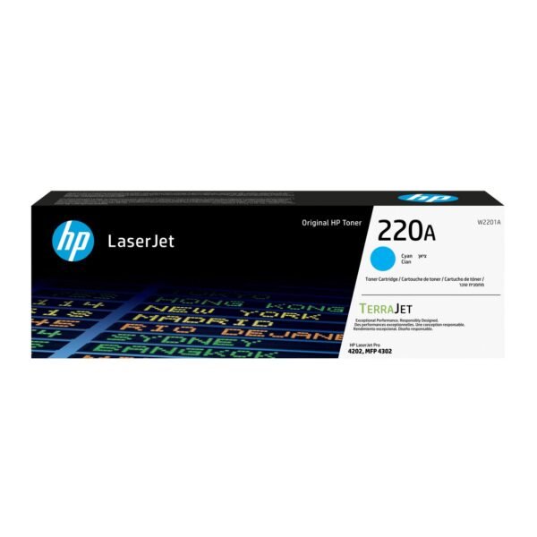 220A Cyan Original Laserjet  Toner Cartridge