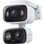 Indoor/outdoor rotatable  dual-lens surveillance camera