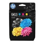 963 CMYK Original Ink  Cartridge 963 4-pack  Black/Cyan/Magenta/Yellow Original Ink Cartridges, Pigment-based ink,