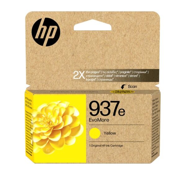 937E Evomore Yellow Original  Ink Cartridge