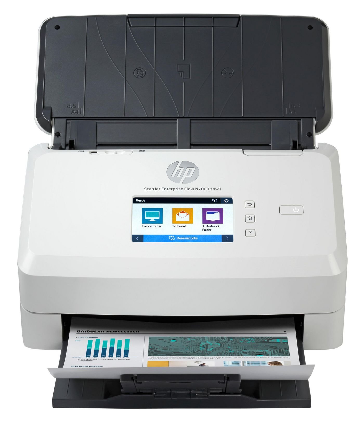 Img_37928086.jpg Scanjet Enterprise Flow N7000 Sheet-Fed Scanner 600 X 600 Dpi A4 White - Image 1