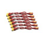 Power Cable Red 0.61 M C13  Coupler C14 Coupler - Image 3