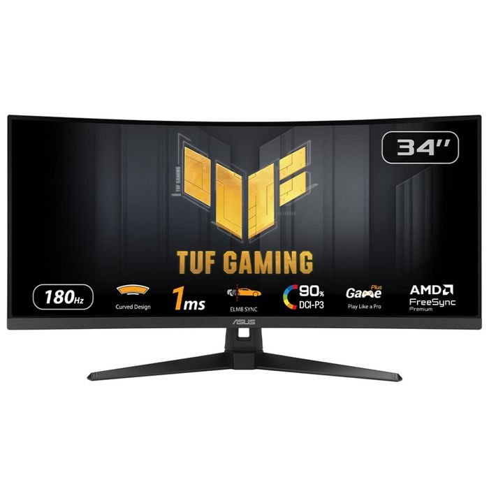 Img_38150743 Tuf Gaming Vg34Vq3B Computer Monitor 86.4 Cm (34") 3440 X 1440 Pixels Ultrawide Quad Hd Led Black - Image 1