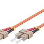 SC/UPC-SC/UPC 10m OM2 Fibre  Patch Cable MM Duplex LSZH  OD: 2mm, 0.3dB Orange