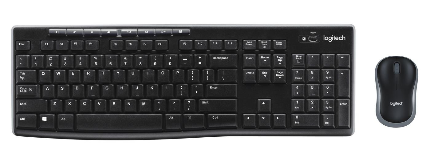 Img_9086310.jpg MK270 combo, Italy Wireless, Black Mouse and keyboard - Image 1