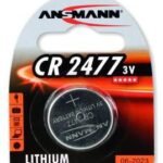 CR 2477 3V Lithium CR2477, Single-use  battery, CR2477, Lithium, 3 V, 1 pc(s), Silver