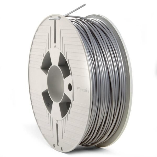 PLA 3D Filament, Silver/Metal 2,85 mm Diameter, 1kg Reel  PLA (Polylactic Acid) Filament, Degradable Bioplastic