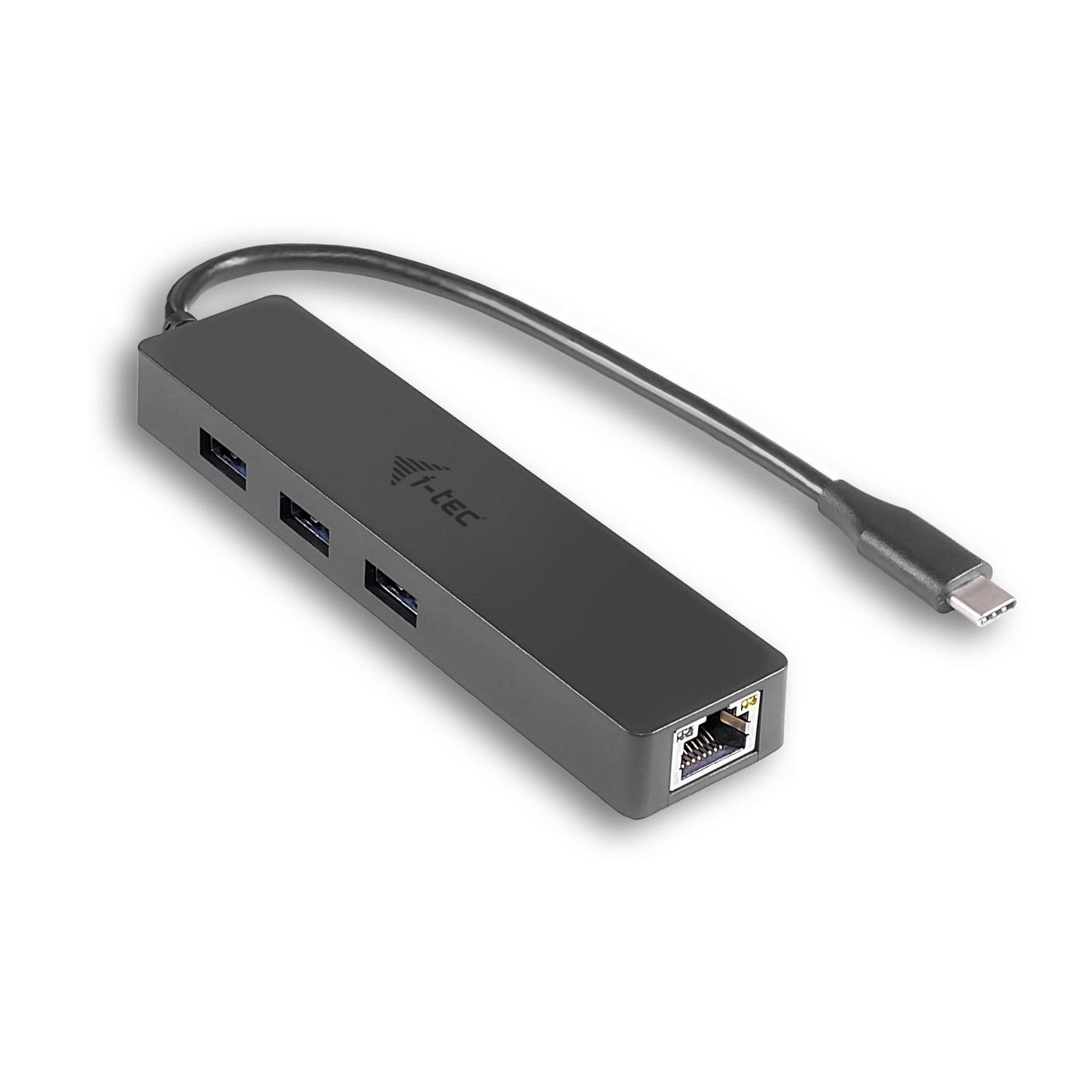 Img_9205799.jpg USB-C SLIM HUB + GLAN Advance USB-C Slim Passive Advance USB-C Slim Passive HUB 3 Port + Gigabit Ethernet Adapter, USB 3.0 (3.1 Gen 1) - Image 1