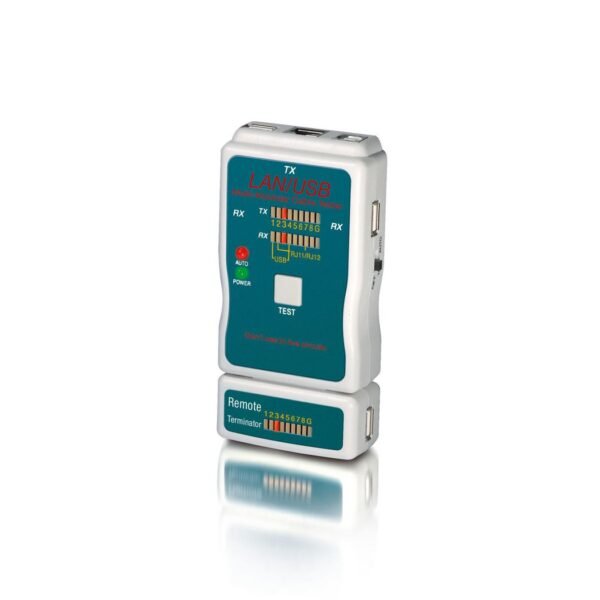 NWK LAN Tester Equip LAN & USB Cable Tester, 65 mm, 28 mm,  135 mm, 130 g, 98 mm, 65 mm