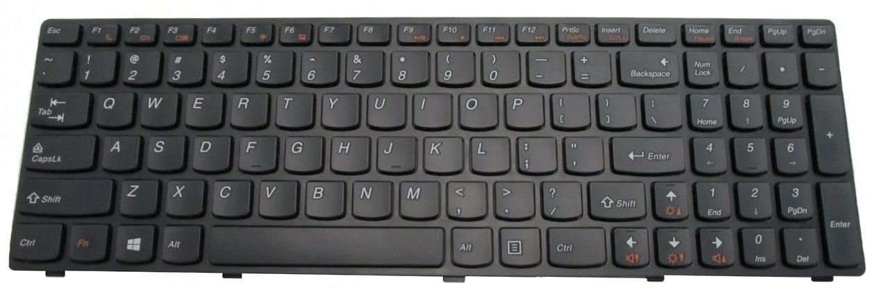 Img_9225491.jpg Keyboard (ENGLISH) 25201847, Keyboard, UK English, Lenovo, Essential G580/G585 - Image 1