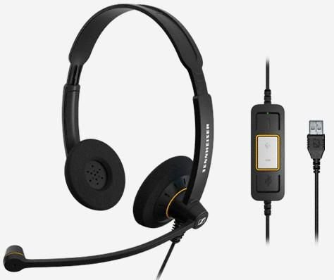 Img_9233091.jpg SC60 USB Lync Bin Headset SC 60 USB ML, Headset, Head-band, Office/Call center, Black, Binaural, Digital - Image 1