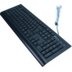 Standard Keyboard Black US MROS101, Full-size (100%),  Wired, USB, QWERTZ, Black