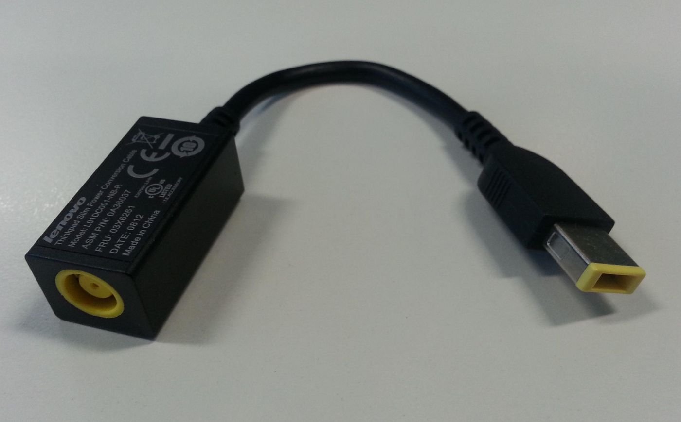 Img_9304884.jpg Slim Power Conversion Cable **New Retail** for X1 carbon - Image 1