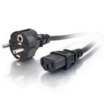 Power Cord EU 2M A6929301, 2 m, Male/Female,  C13 coupler, CEE7/7, Black