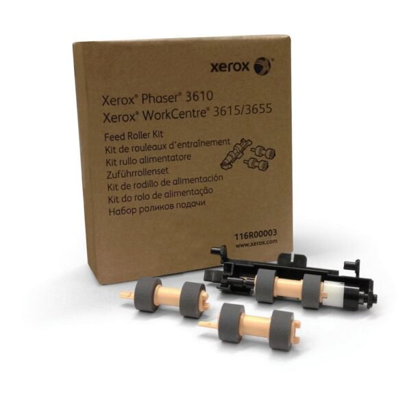 Paper feed roll kit 116R00003, Printer feeding  roller, Laser, Black, Phaser 3610 WorkCentre 3615, China, 135 mm