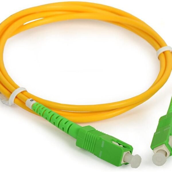 SC/APC-SC/APC 1.5m OS2  Simplex Fibre Patch Cable 1.5  meter
