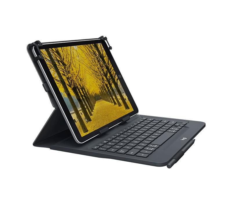 Img_9370626.jpg Universal Kyb folio Pan Nordic for 9" + 10" tablets, Black - Image 1