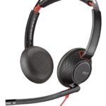 Blackwire 5220 Headset Wired  Head-band, USB Type-C Black,  Red **New Retail**