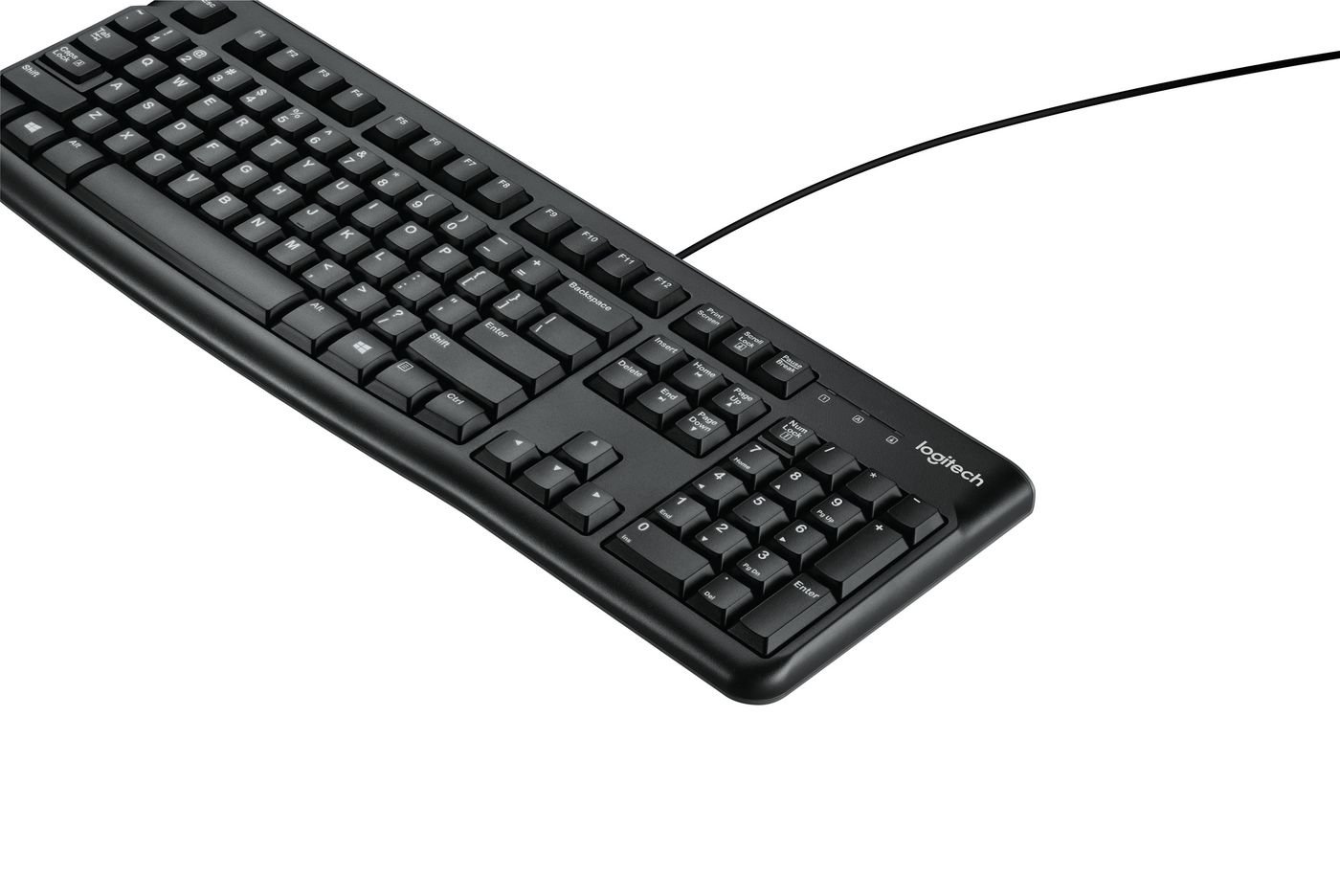 Img_9439685.jpg K120 Keyboard, US LGT-K120-US, Standard, Wired, USB, QWERTY, Black - Image 1