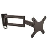 WALL MOUNT ARM - DUAL SWIVEL Wall-Mount Monitor Arm - Dual  Swivel, 15 kg, 33 cm (13"), 68.6 cm (27"), 75 x 75 mm, 100 x 100 mm, Black